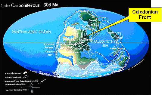 Paleogeographic reconstruction